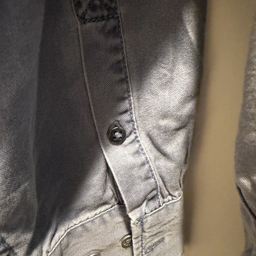 tommy bahama chambray light denim look button down shirt xxl - Picture 4 of 9